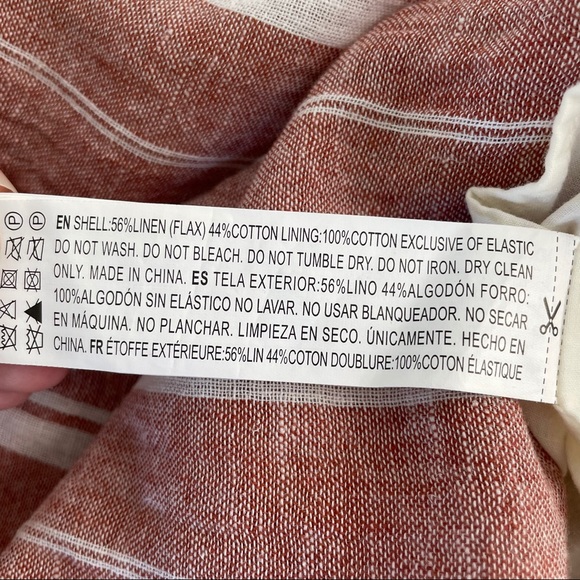 FOREVER 21 Striped Print Maxi Dress Tie Front - Picture 8 of 8